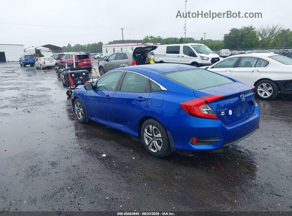 19XFC2F54GE090156 2016 HONDA CIVIC Синий Задняя левая четверть