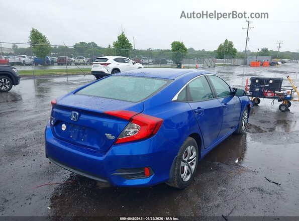 19XFC2F54GE090156 2016 HONDA CIVIC Синий Задняя правая четверть