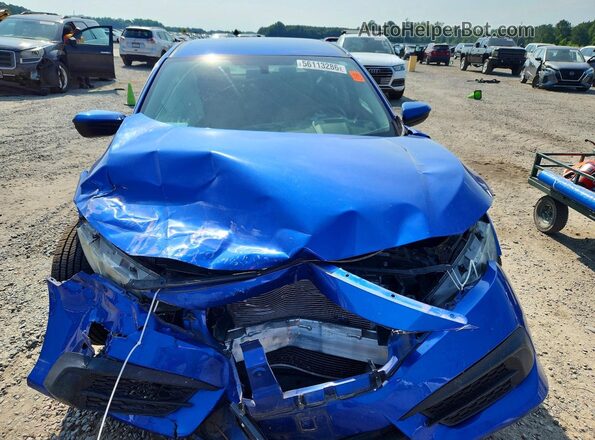 19XFC2F54GE092912 2016 HONDA CIVIC Blue Rear interior view