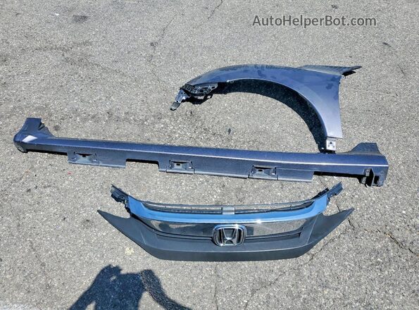 19XFC2F54GE205242 2016 HONDA CIVIC Gray Вид підкапотного простору