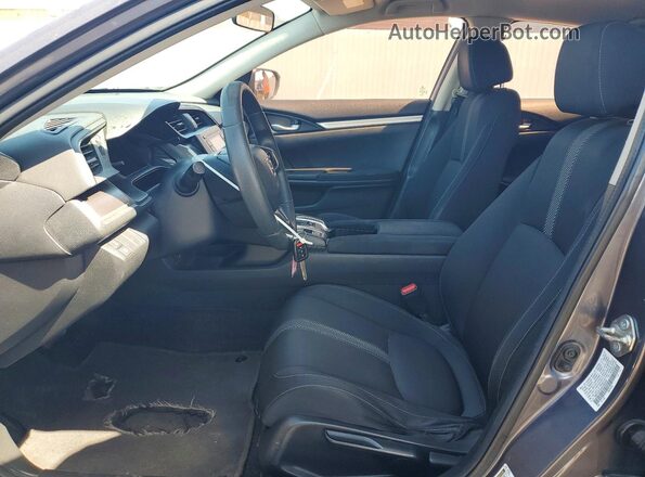 19XFC2F54GE205242 2016 HONDA CIVIC Gray Вид салону спереду