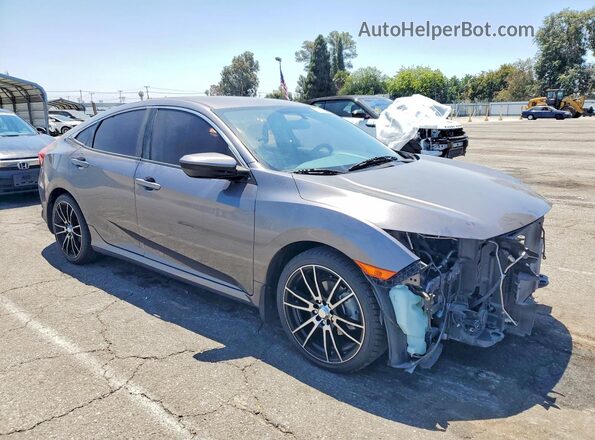 19XFC2F54GE205242 2016 HONDA CIVIC Gray Передня права чверть