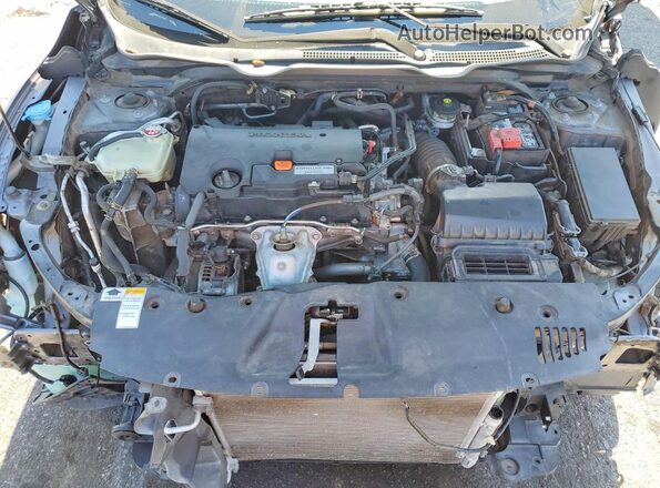 19XFC2F54GE205242 2016 HONDA CIVIC Gray Вид задньої частини салону