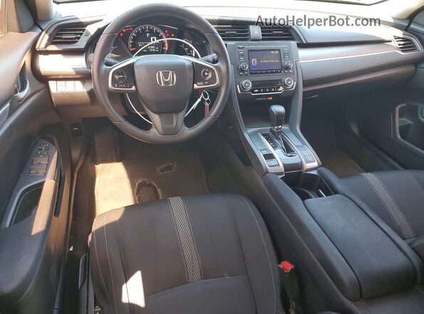 19XFC2F54GE205242 2016 HONDA CIVIC Gray Вид панелі приладів