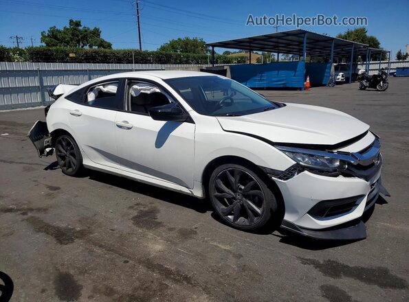 19XFC2F54GE221991 2016 HONDA CIVIC White Delantero derecho