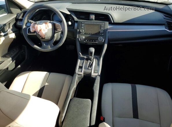 19XFC2F54HE005558 2017 HONDA CIVIC White Widok deski rozdzielczej