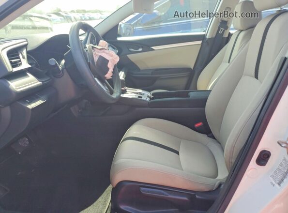 19XFC2F54HE005558 2017 HONDA CIVIC White Widok wnętrza z przodu