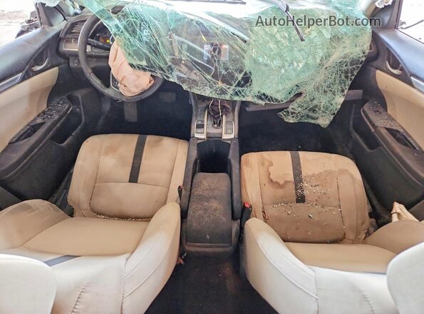 19XFC2F54HE012445 2017 HONDA CIVIC White Առջևի վահանակի տեսք