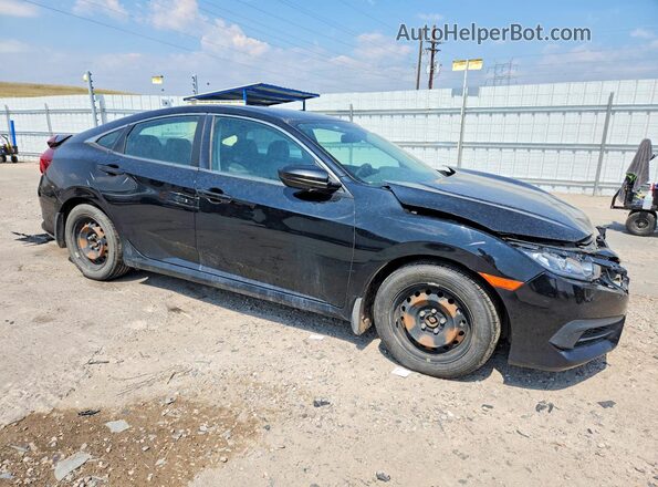 19XFC2F54HE051665 2017 HONDA CIVIC Black Front right