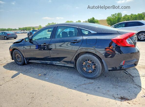 19XFC2F54HE051665 2017 HONDA CIVIC Black Rear left