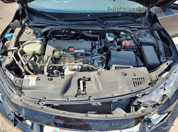 19XFC2F54HE051665 2017 HONDA CIVIC Black Rear interior view