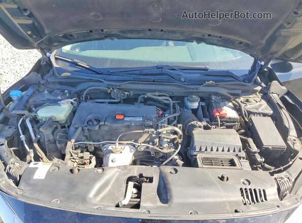 19XFC2F54HE203590 2017 HONDA CIVIC Black Widok wnętrza z tyłu