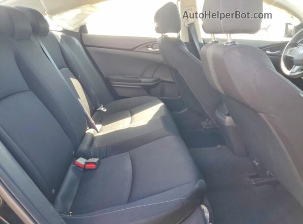 19XFC2F54HE203590 2017 HONDA CIVIC Black Widok tylnych siedzeń