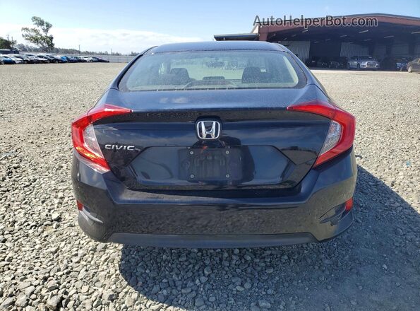 19XFC2F54HE203590 2017 HONDA CIVIC Black Widok z tyłu