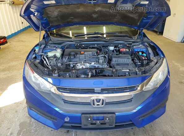 19XFC2F54HE216212 2017 HONDA CIVIC Синий Вид задней части салона