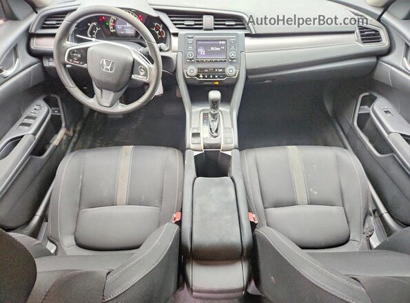 19XFC2F54HE220857 2017 HONDA CIVIC Black Widok deski rozdzielczej