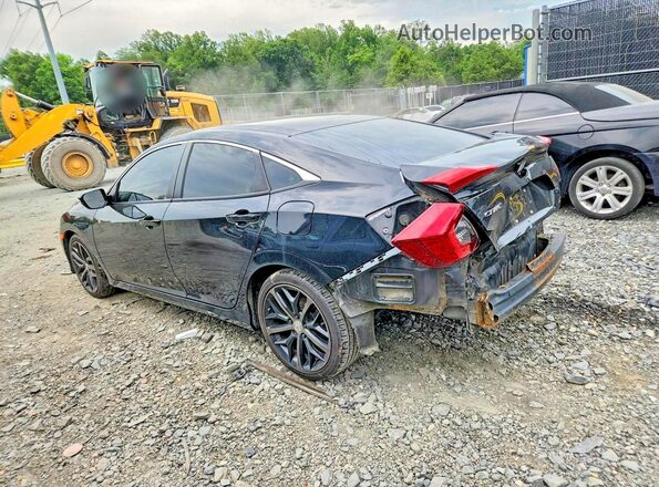 19XFC2F54HE220857 2017 HONDA CIVIC Black Tył lewy