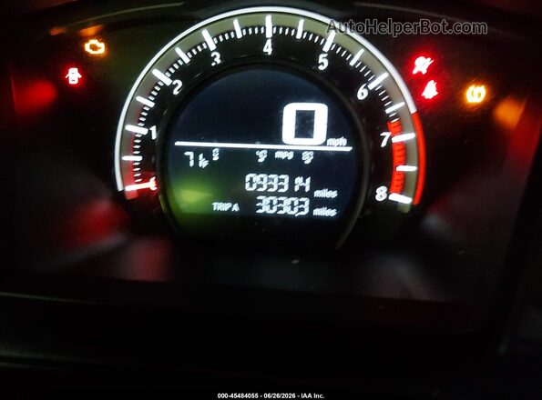 19XFC2F54JE025671 2018 HONDA CIVIC White Вид задніх сидінь