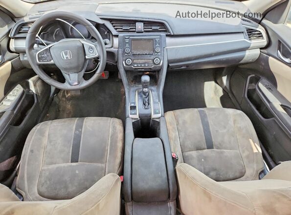 19XFC2F54JE038470 2018 HONDA CIVIC Black წინა პანელის ხედი