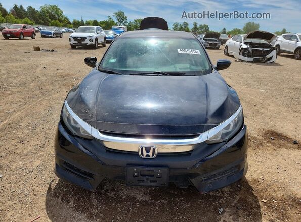 19XFC2F54JE038470 2018 HONDA CIVIC Black წინა ხედი
