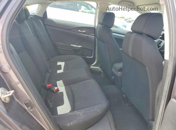 19XFC2F55GE006927 2016 HONDA CIVIC Gray უკანა სავარძლების ხედი