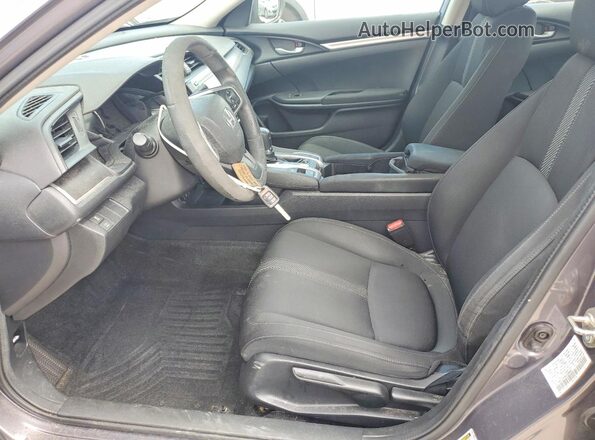 19XFC2F55GE006927 2016 HONDA CIVIC Gray წინა სალონის ხედი