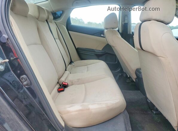 19XFC2F55GE017460 2016 HONDA CIVIC Black Rear seats view