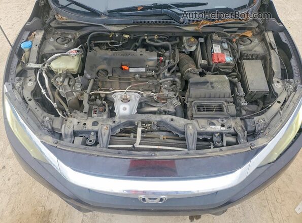 19XFC2F55GE017460 2016 HONDA CIVIC Black Rear interior view