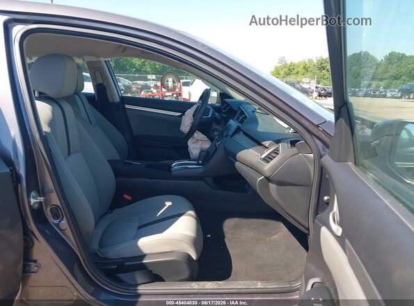 19XFC2F55GE017944 2016 HONDA CIVIC Gray Widok wnętrza z przodu