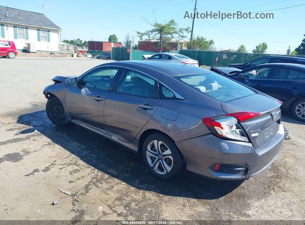 19XFC2F55GE017944 2016 HONDA CIVIC Gray Tył lewy