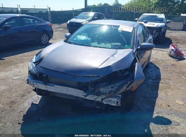 19XFC2F55GE017944 2016 HONDA CIVIC Gray Widok z przodu