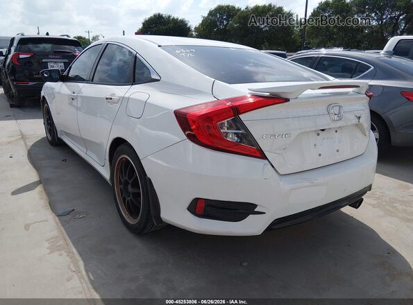 19XFC2F55GE035537 2016 HONDA CIVIC White Trasero izquierdo
