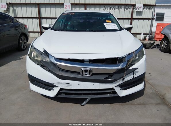 19XFC2F55GE035537 2016 HONDA CIVIC White Vista frontal