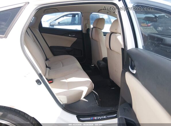 19XFC2F55GE035537 2016 HONDA CIVIC White Vista de la etiqueta del VIN