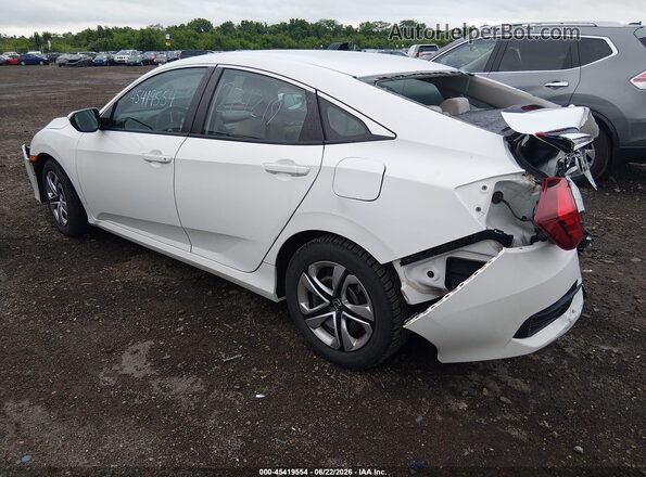 19XFC2F55GE224219 2016 HONDA CIVIC White Rear left