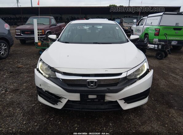 19XFC2F55GE224219 2016 HONDA CIVIC White Instrument cluster view