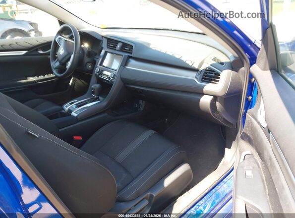 19XFC2F55GE245586 2016 HONDA CIVIC Blue Front interior view