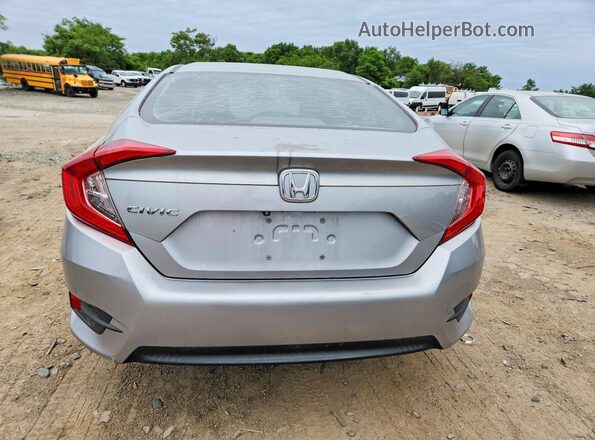 19XFC2F55HE059077 2017 HONDA CIVIC Silver Вид ззаду