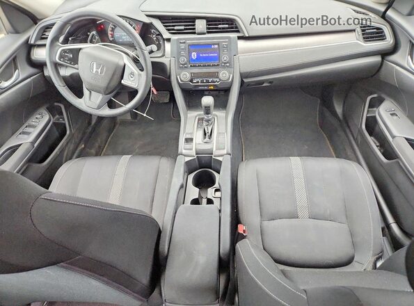 19XFC2F55HE059077 2017 HONDA CIVIC Silver Вид панелі приладів