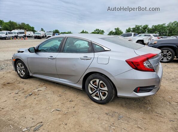19XFC2F55HE059077 2017 HONDA CIVIC Silver Задня ліва чверть