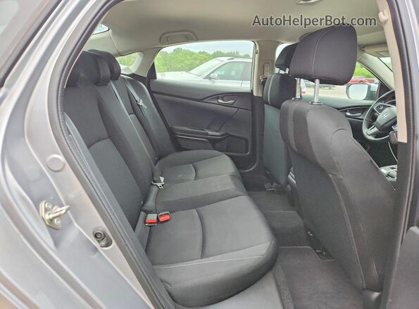 19XFC2F55HE059077 2017 HONDA CIVIC Silver Вид задніх сидінь