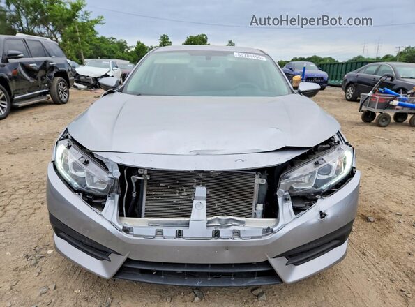 19XFC2F55HE059077 2017 HONDA CIVIC Silver Вид спереду