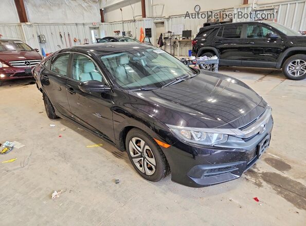 19XFC2F55HE069835 2017 HONDA CIVIC Black Front right