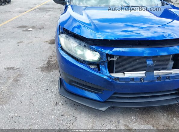 19XFC2F55JE021564 2018 HONDA CIVIC Blue Դիմացի տեսք