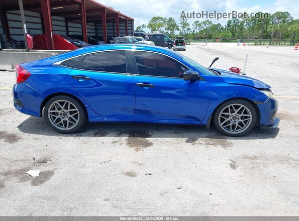 19XFC2F55JE021564 2018 HONDA CIVIC Blue Սալոնի հետևի տեսք