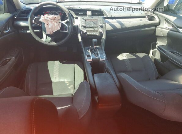 19XFC2F55JE039160 2018 HONDA CIVIC Синий Вид панели приборов