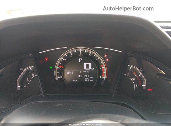 19XFC2F55JE209226 2018 HONDA CIVIC Black Вид задніх сидінь