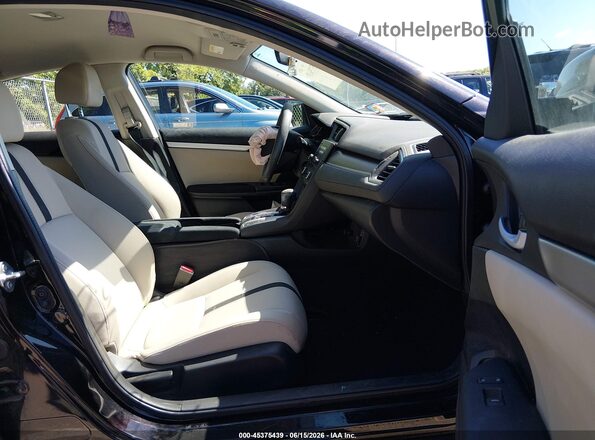 19XFC2F55JE209226 2018 HONDA CIVIC Black Вид салону спереду