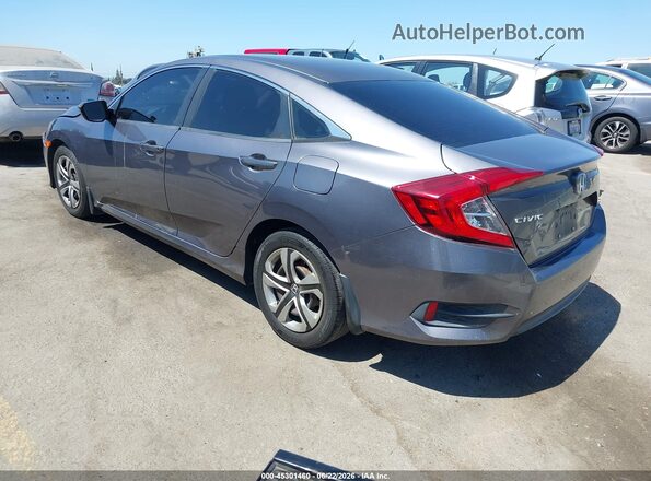 19XFC2F56GE006922 2016 HONDA CIVIC Gray Rear left