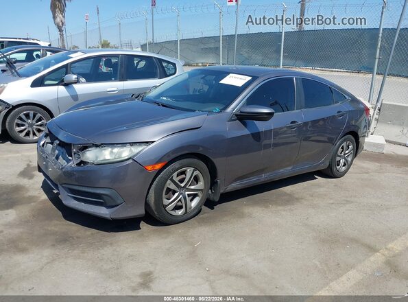 19XFC2F56GE006922 2016 HONDA CIVIC Gray Front left